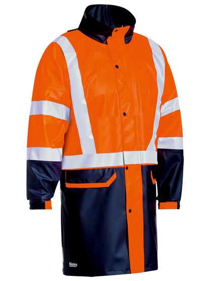 BJ6935HT Taped Hi Vis Stretch PU Rain Coat