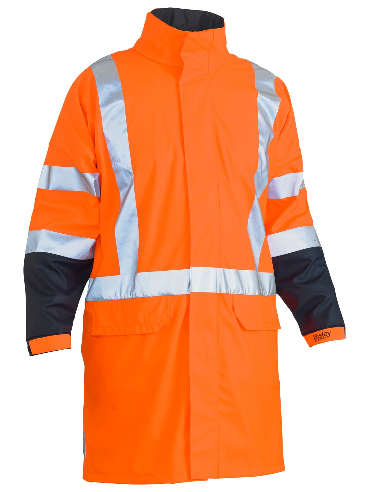 BJ6955XT X Taped Hi Vis TTMC Stretch PU Rain Coat