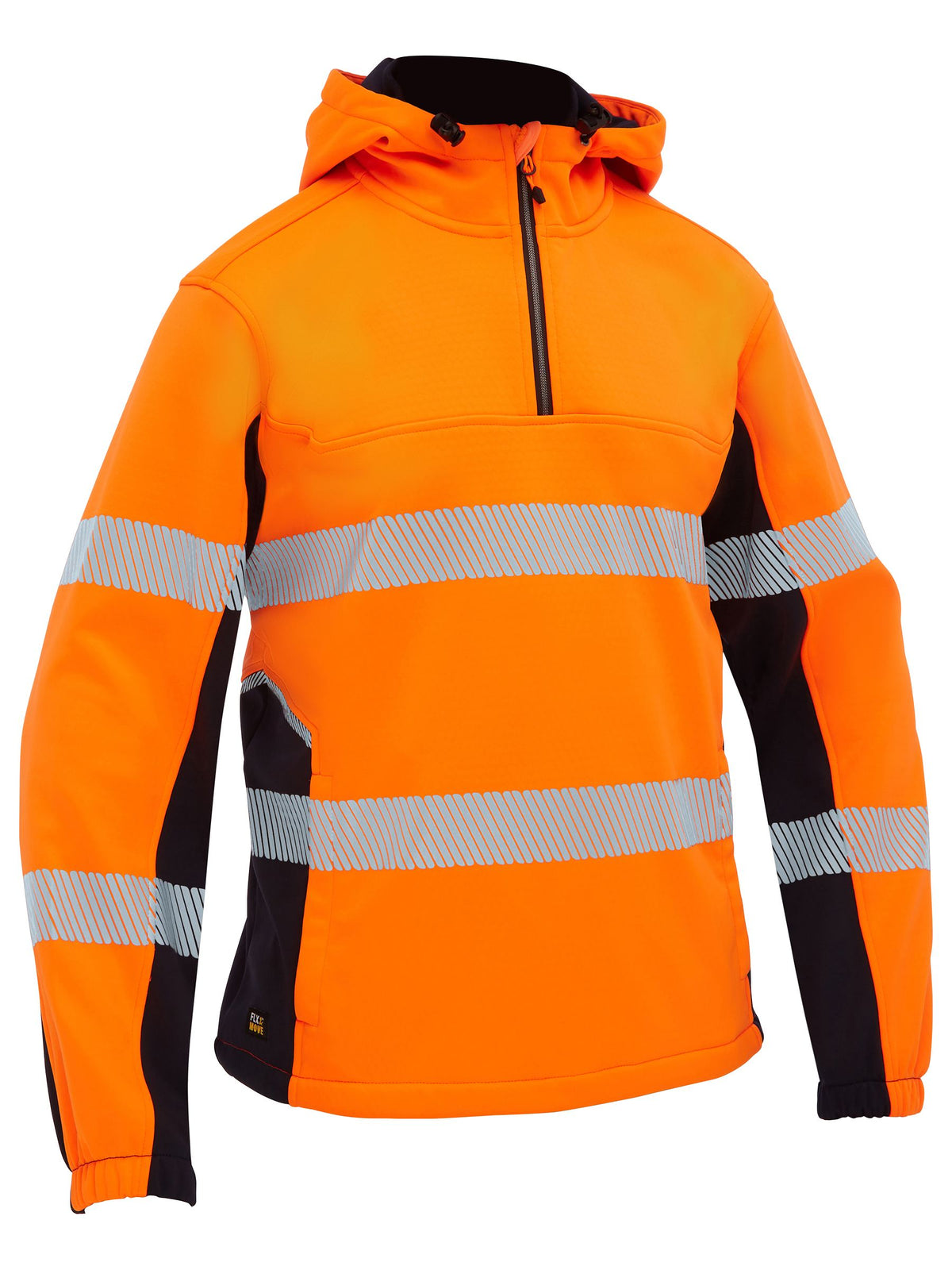 BK6571T Flx & Move™ Hi Vis Taped Liquid Repellent Fleece Hoodie