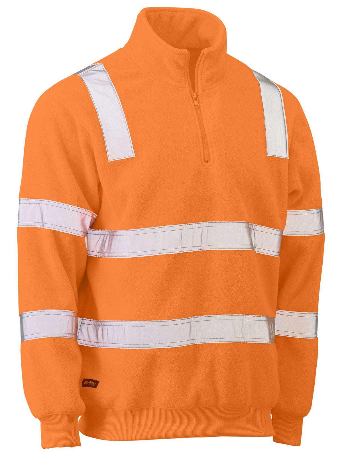BK6816T Taped Hi Vis Rail Polar Fleece Jumper