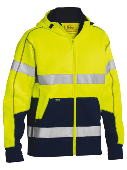 BK6819T Taped Hi Vis Fleece Hoodie