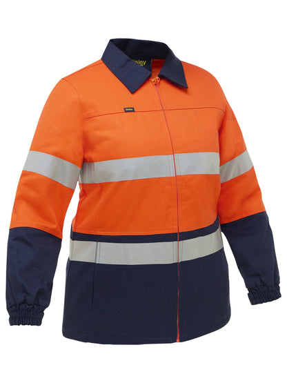 BKL6710T Women's Taped Hi Vis Drill Jacket