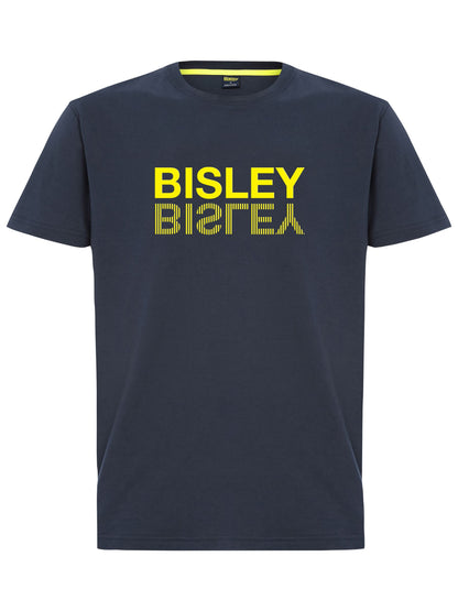 BKT097 Bisley Cotton Flipped Logo Tee