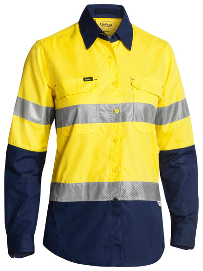 BL6415T Women's X Airflow™ Taped Hi Vis Ripstop Shirt