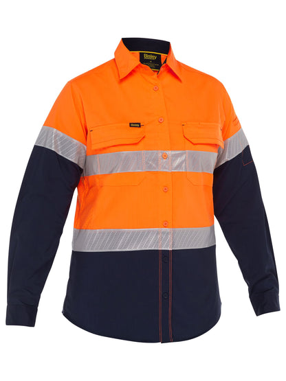 BL6491T Women's X Airflow™ Hi Vis Taped Stretch Ripstop Shirt