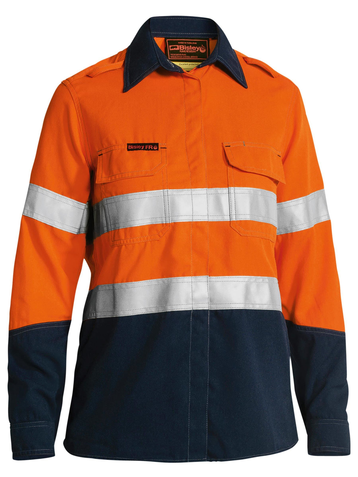 BL8082T TenCate Tecasafe® Plus 700 Women's Taped Hi Vis FR Vented Shirt