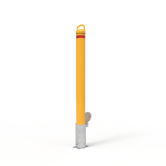 Bollard 90mm Self-Locking Removable Bollard With Sleeve Included Keyed Alike 304 SS