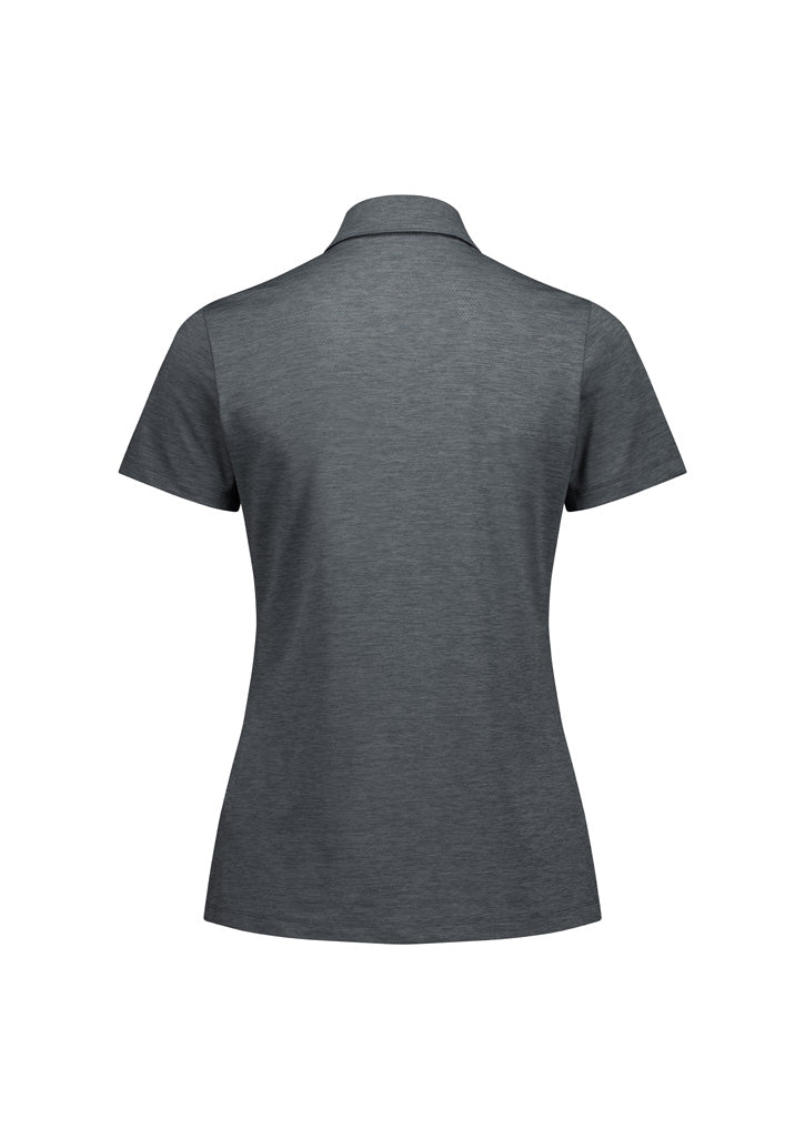 BizCollection BP2610LS Womens Phoenix Short Sleeve Polo - Charcoal Marle