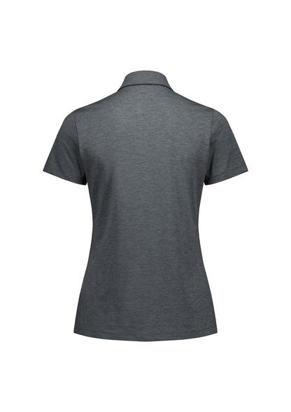 BizCollection BP2610LS Womens Phoenix Short Sleeve Polo - Charcoal Marle