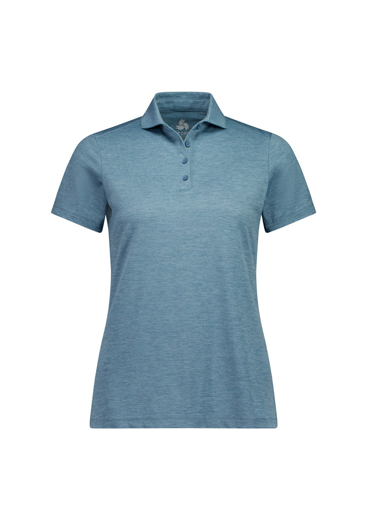BizCollection BP2610LS Womens Phoenix Short Sleeve Polo - Ocean Marle