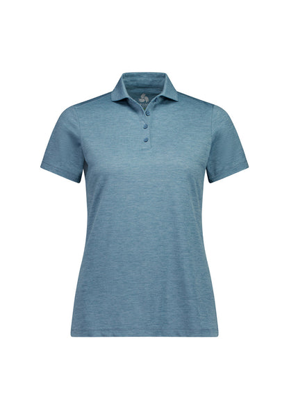 BizCollection BP2610LS Womens Phoenix Short Sleeve Polo - Ocean Marle