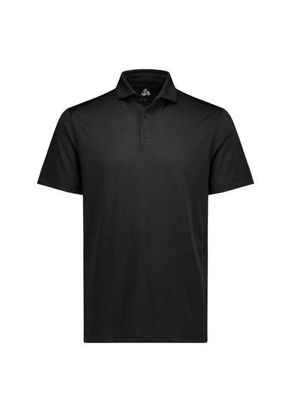 BizCollection BP2610MS Mens Phoenix Short Sleeve Polo - Black
