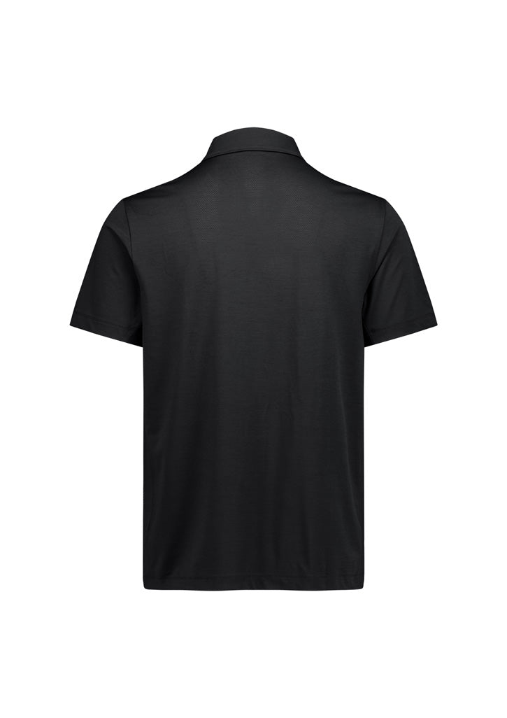 BizCollection BP2610MS Mens Phoenix Short Sleeve Polo - Black