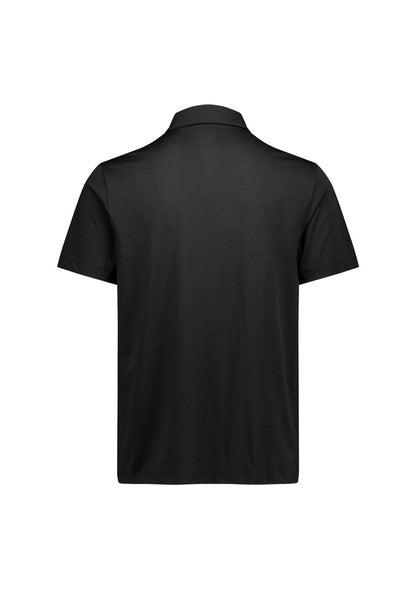 BizCollection BP2610MS Mens Phoenix Short Sleeve Polo - Black