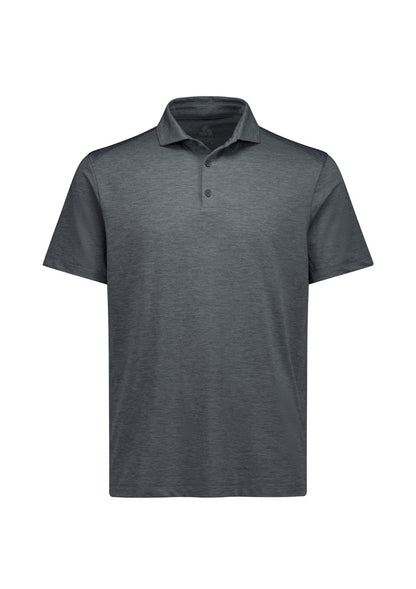 BizCollection BP2610MS Mens Phoenix Short Sleeve Polo - Charcoal Marle