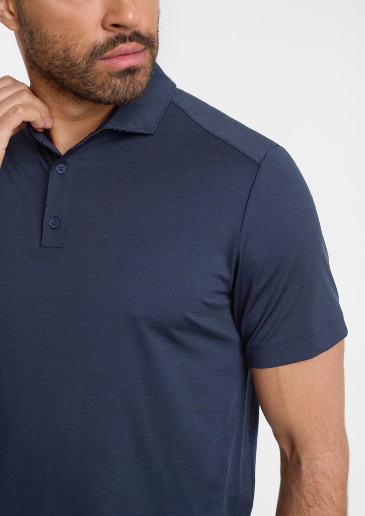 BizCollection BP2610MS Mens Phoenix Short Sleeve Polo - Navy