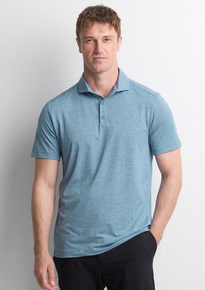 BizCollection BP2610MS Mens Phoenix Short Sleeve Polo - Ocean Marle