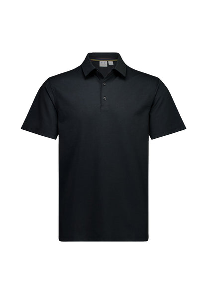 BizCollection BP2616MS Mens Venture Short Sleeve Polo - Black