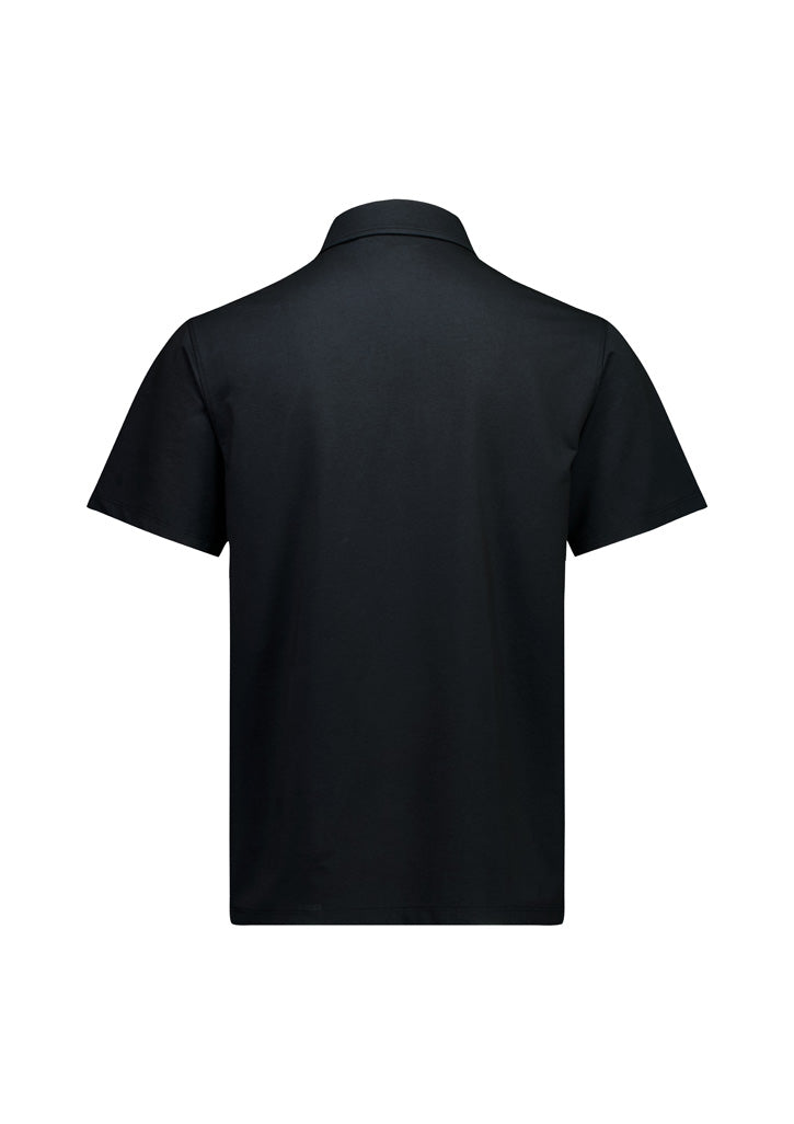BizCollection BP2616MS Mens Venture Short Sleeve Polo - Black