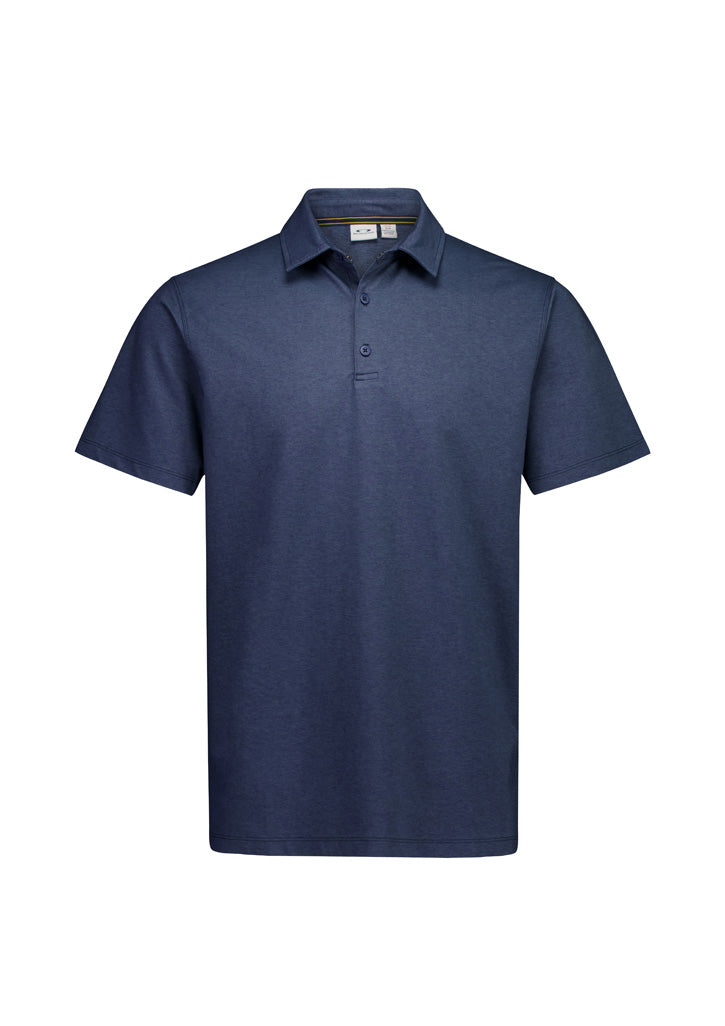 BizCollection BP2616MS Mens Venture Short Sleeve Polo - Denim Blue