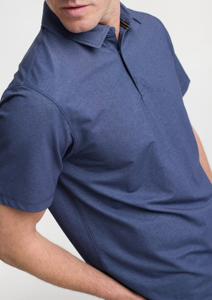 BizCollection BP2616MS Mens Venture Short Sleeve Polo - Denim Blue