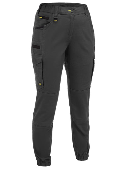 BPCL6237 Womens Flx & Move™ Elastic Waist Cargo Cuffed Pants
