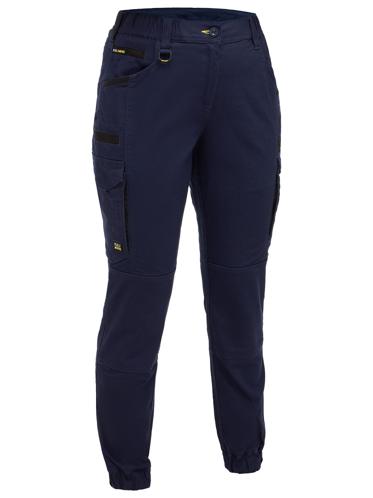 BPCL6237 Womens Flx & Move™ Elastic Waist Cargo Cuffed Pants