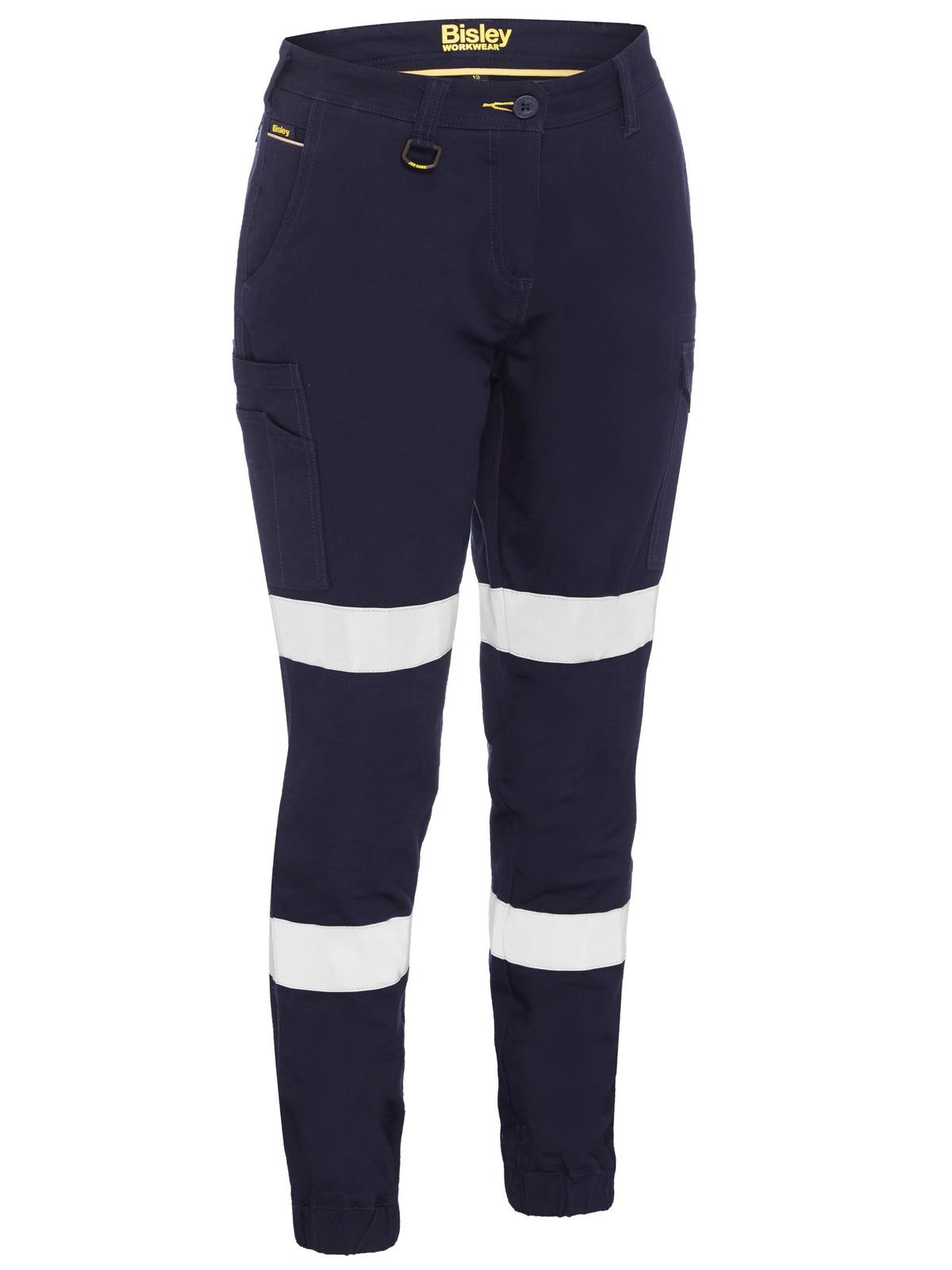 BPL6028T Women's Taped Cotton Cargo Cuffed Pants