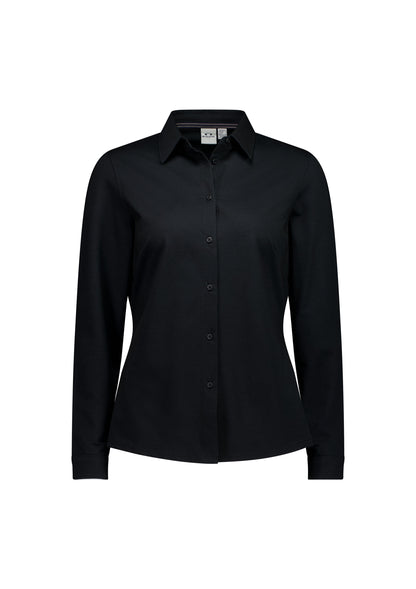 BizCollection BS2619LL Womens Venture Long Sleeve Shirt - Black