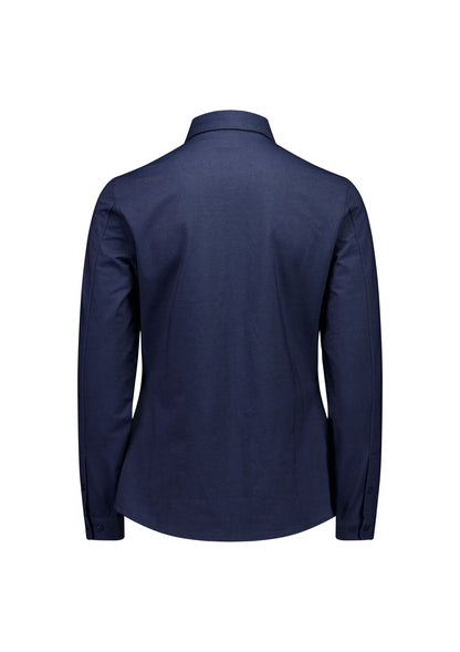 BizCollection BS2619LL Womens Venture Long Sleeve Shirt - Denim Blue