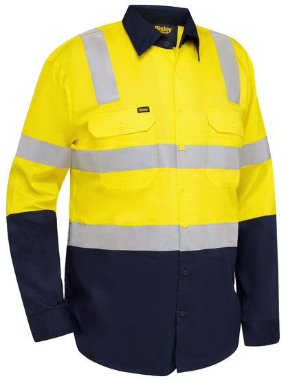 BS6432T Taped Hi Vis Cool Lightweight Shirt with Shoulder Tape