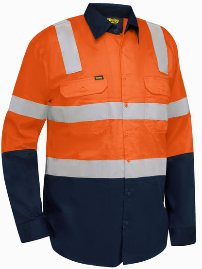BS6432T Taped Hi Vis Cool Lightweight Shirt with Shoulder Tape