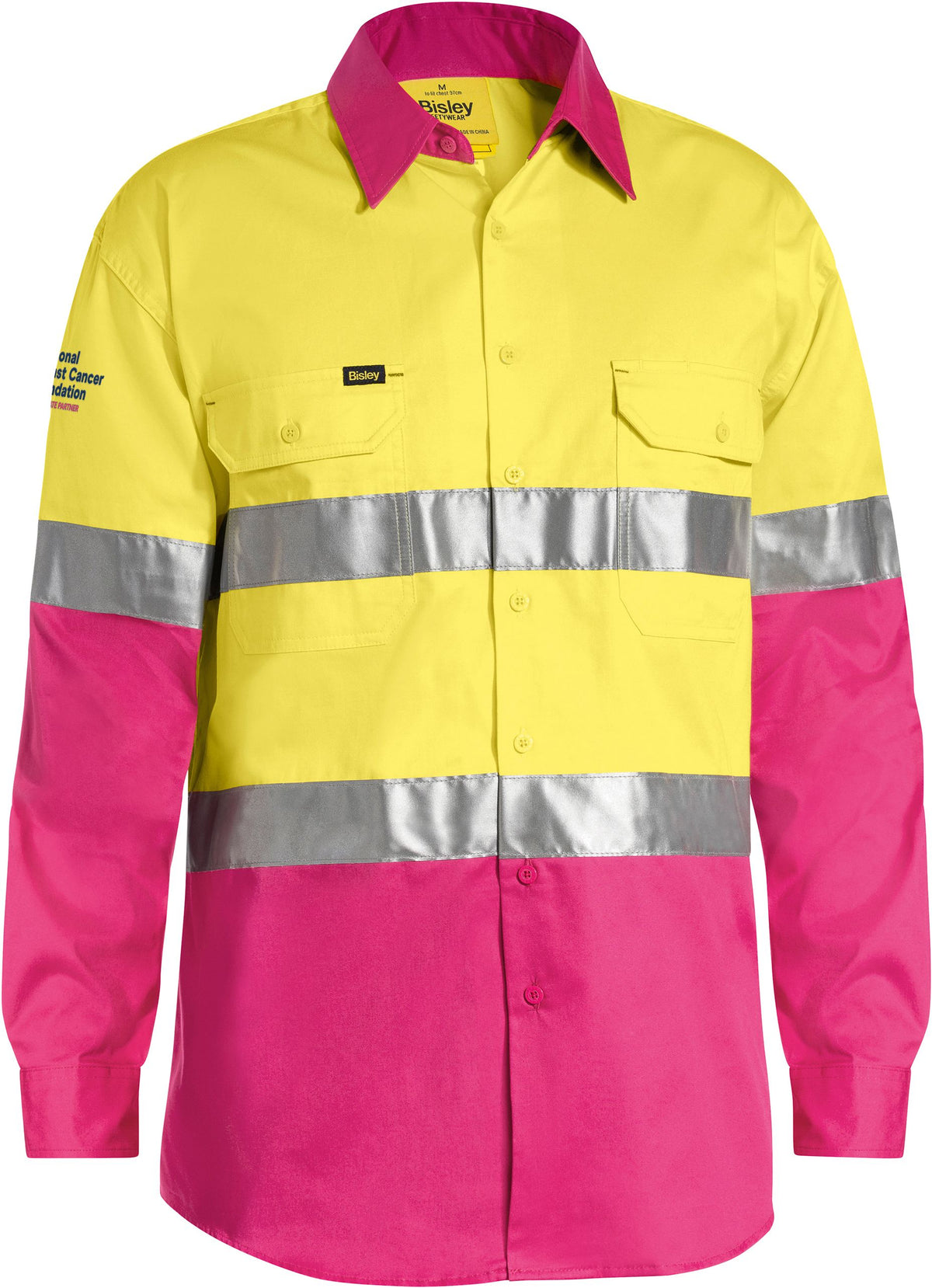 BS6696T Taped Hi Vis Cool Lightweight Shirt