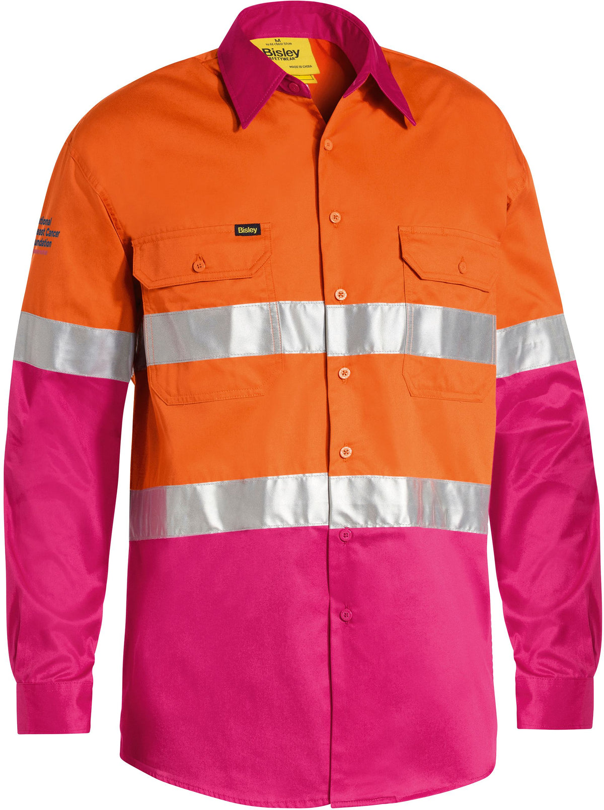 BS6696T Taped Hi Vis Cool Lightweight Shirt