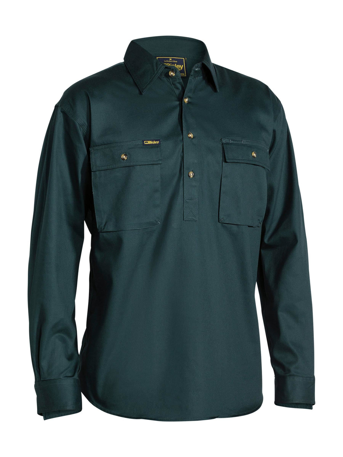 BSC6433 Closed Front Cotton Drill Shirt