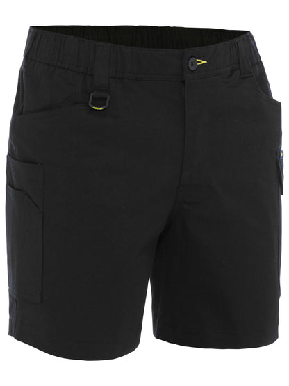 BSHC1018 Stretch Cotton Elastic Waist Cargo Short