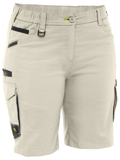 BSHL1338 Women's Flx & Move™ Elastic Waist Cargo Short