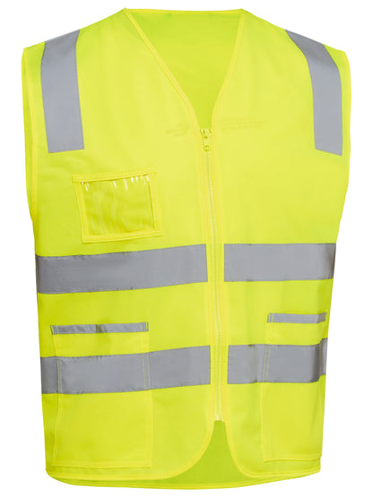 BV0341T Taped Hi Vis Safety Zip Vest