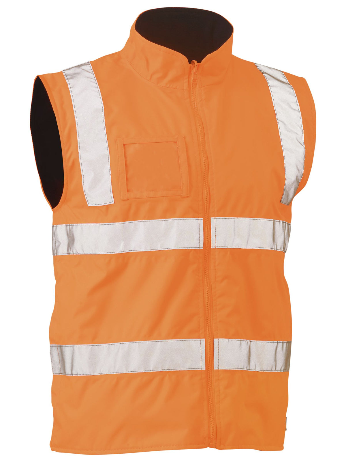 BV0364T Taped Hi Vis Rail Wet Weather Vest
