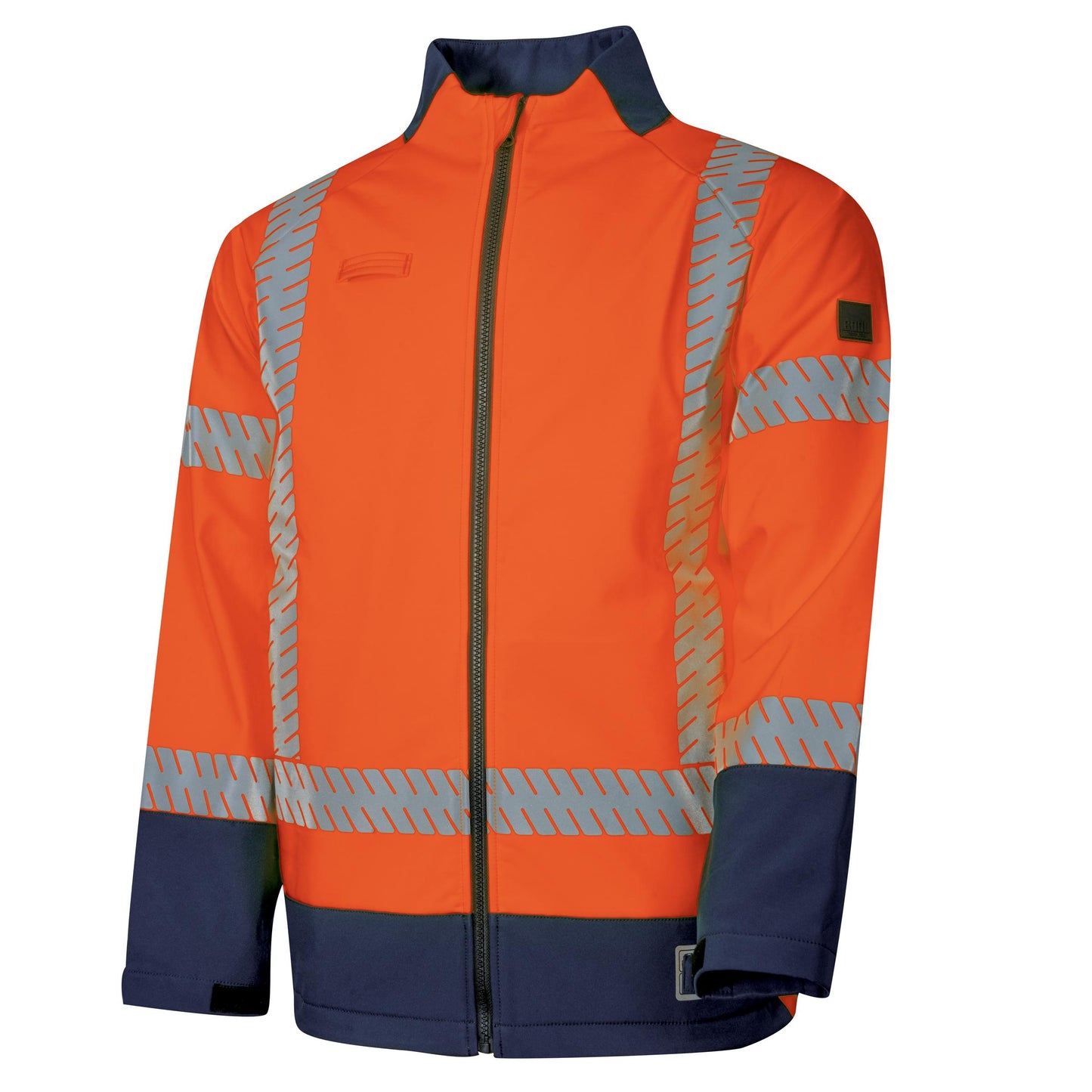 BW2300T8 Hi-Vis PPE 2 Softshell Jacket with Segmented FR Reflective Tape