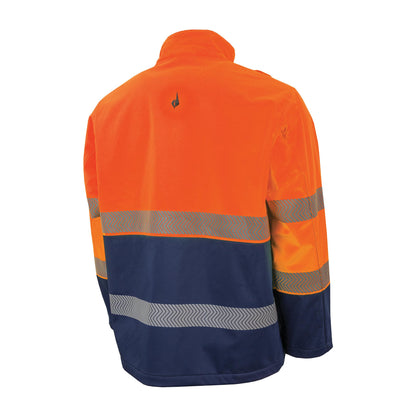 BW2305T8 Hi-Vis PPE 2 Softshell Jacket with Segmented FR Tape