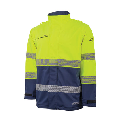 BW2305T8 Hi-Vis PPE 2 Softshell Jacket with Segmented FR Tape