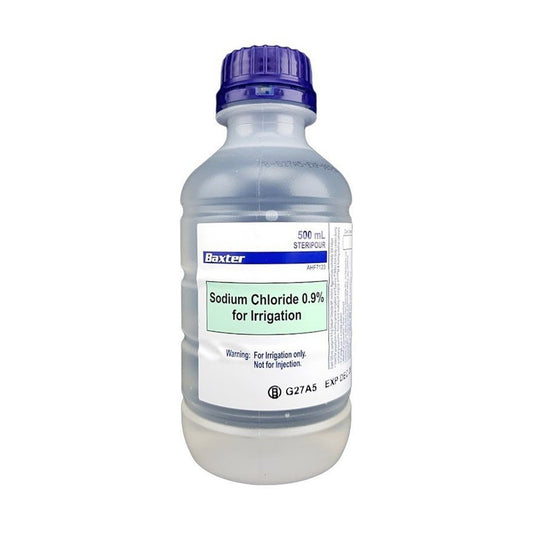 BAXTER BX7123 Eye Wash Sodium Chloride 0.9% 500mL