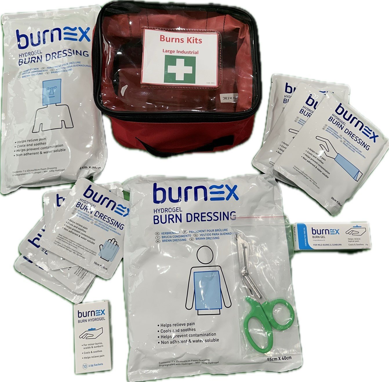 Max Global Products BXK-L Complete Large Industrial Burn Kit Soft Pack