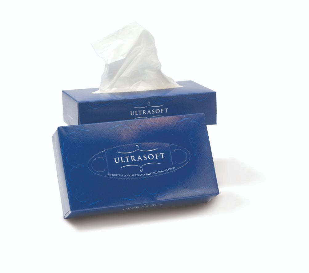 CAPRICE PAPER C-1048CW Caprice Facial Tissue 2Ply Ultrasoft 100 Sheets Carton of 48