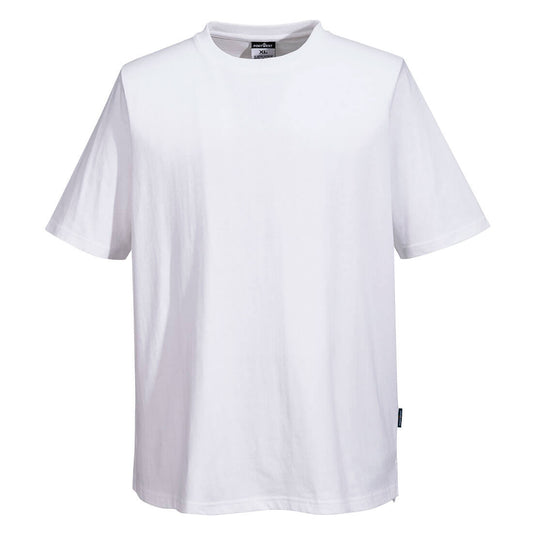 Portwest Cotton MeshAir Pro T-Shirt S/S in White
