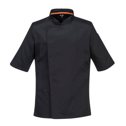 Portwest Chef's MeshAir Pro Jacket S/S in Black