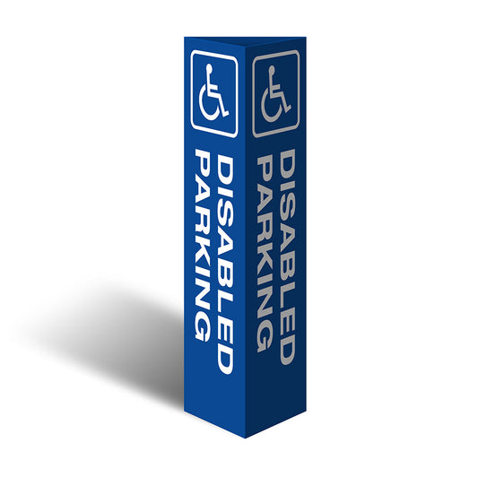 Max Global Products CBC1011 Three Sided Bollard Cover Surround, Disabled Parking (With Picto)