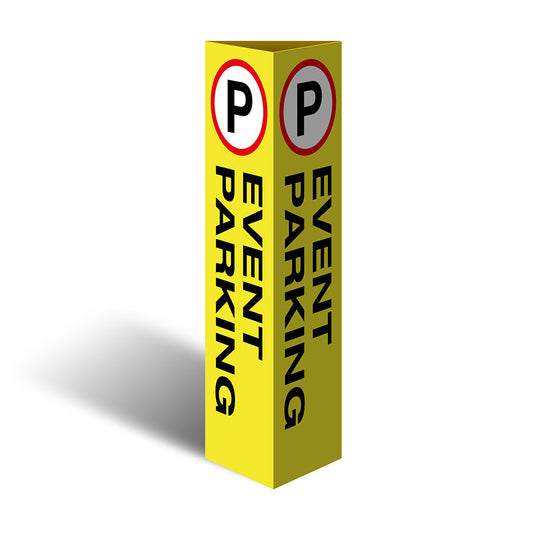 Max Global Products CBC1012 Three Sided Bollard Cover Surround, Event Parking