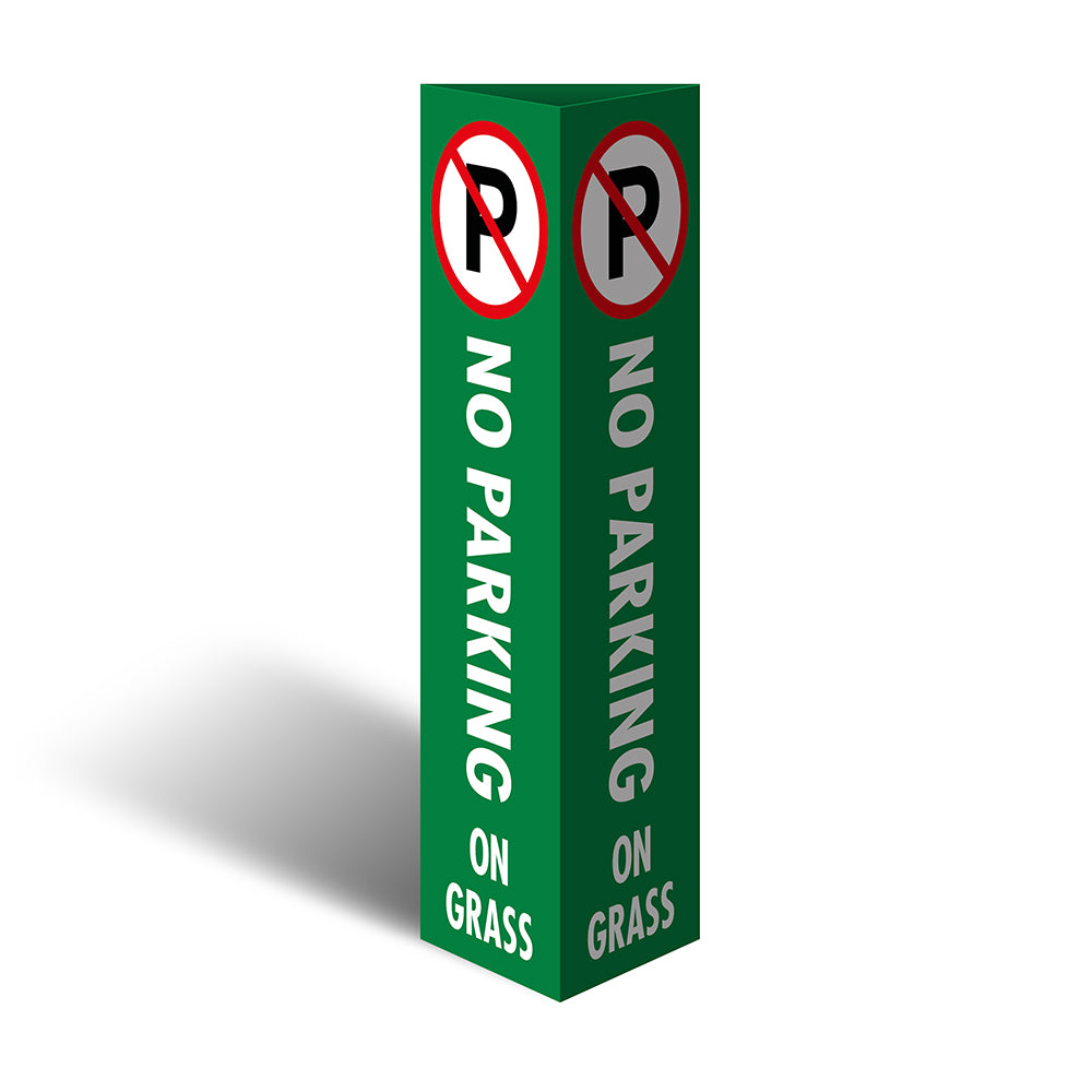 Max Global Products CBC1031 Three Sided Bollard Cover Surround, No Parking On Grass